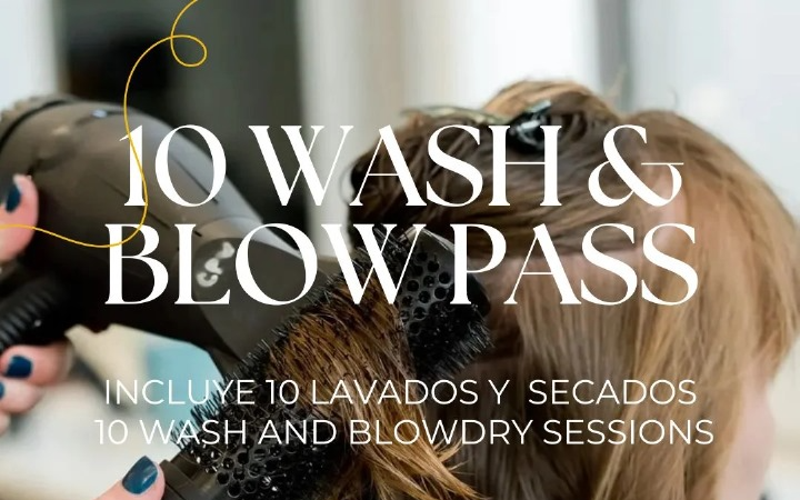 10 WASH & BLOW PASS (Cabello corto / short hair)