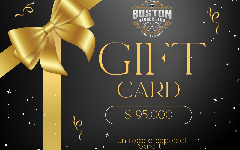 Gift Card Navidad Boston Barber Club